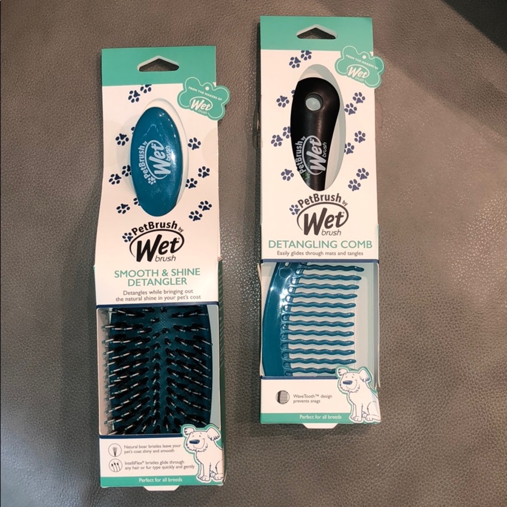 Pet Detangler brush and comb set NWT in boxes 🐶